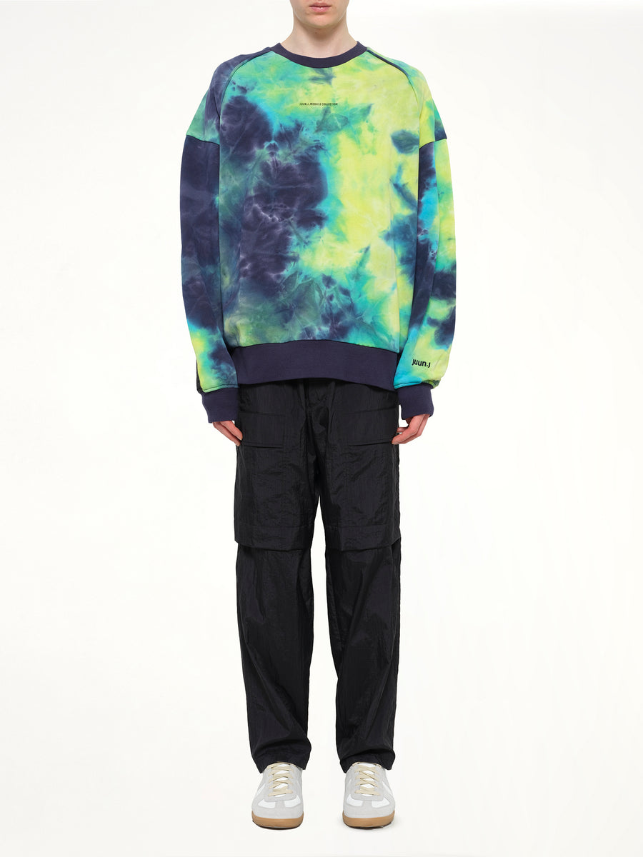 Tie Dye Sweatshirt in Blue