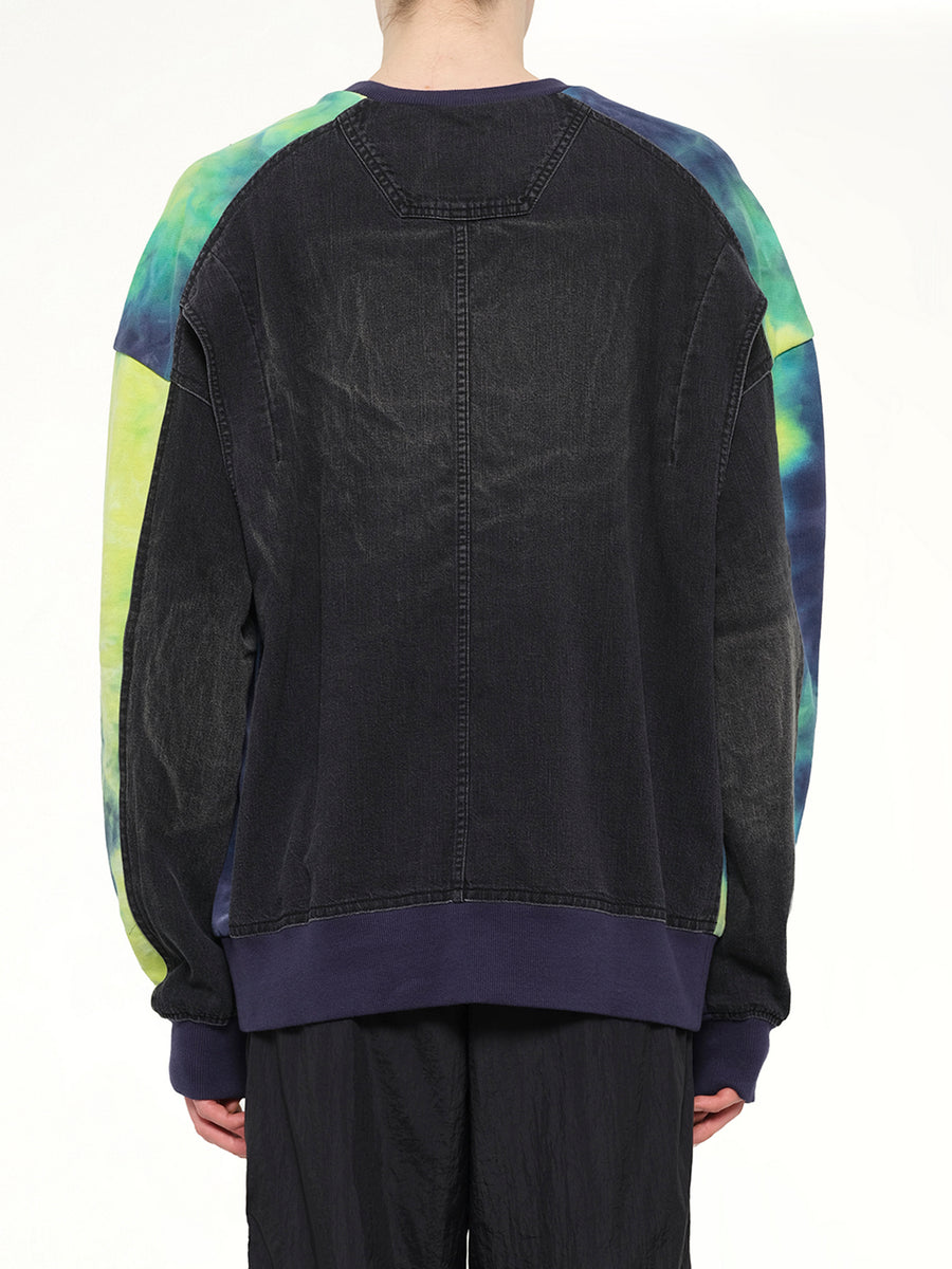 Tie Dye Sweatshirt in Blue