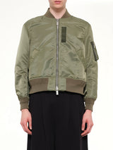 Classic Nylon Twill Blouson in Khaki