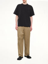 Cotton Jersey T-Shirt in Black