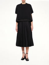 Cotton Weather x Cotton Cashmere Knit Sweater in Black