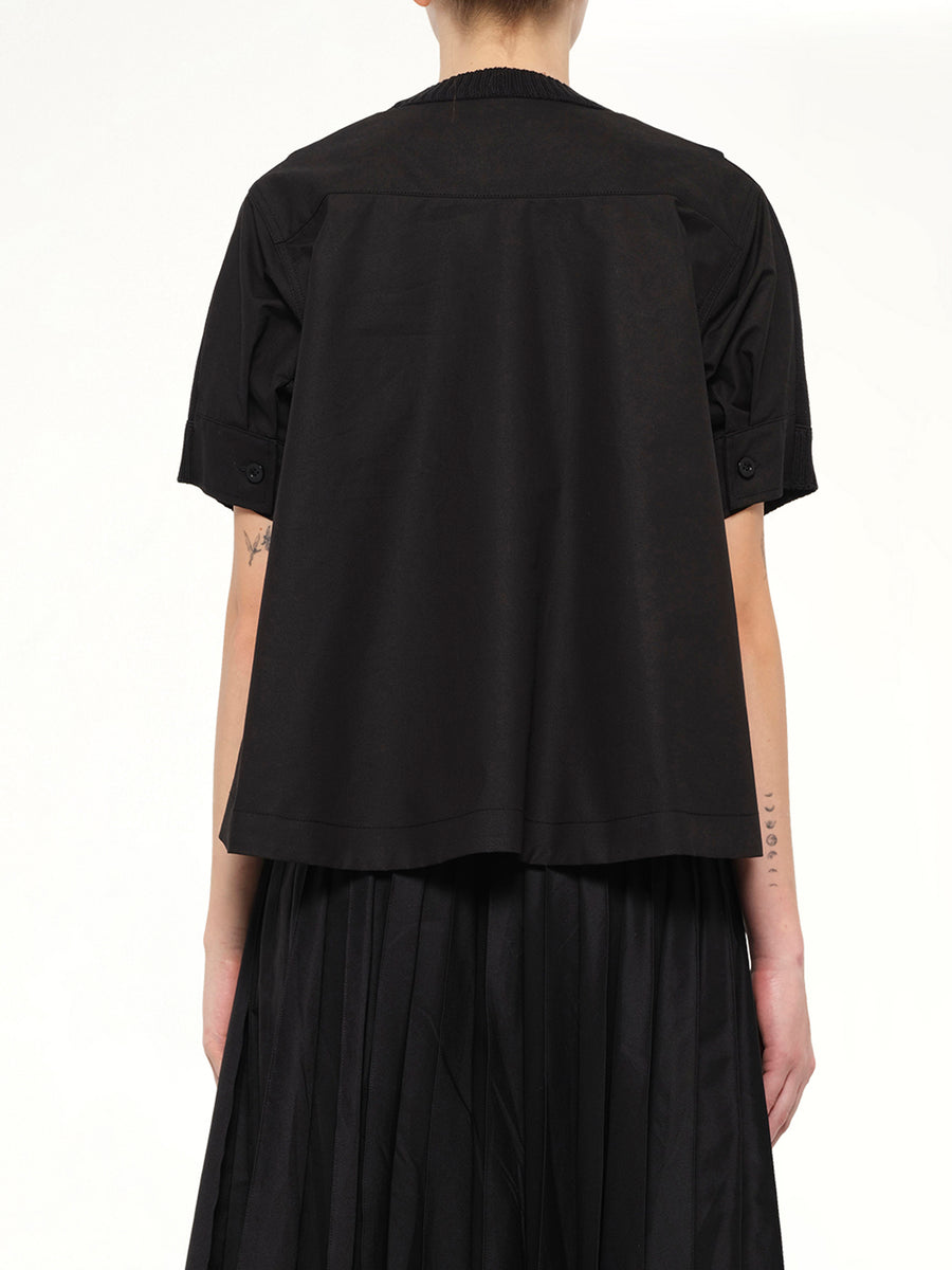 Cotton Weather x Cotton Cashmere Knit Sweater in Black