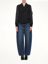 Suiting x Nylon Twill Jacket in Black