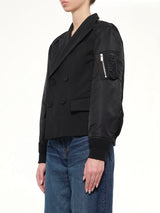 Suiting x Nylon Twill Jacket in Black