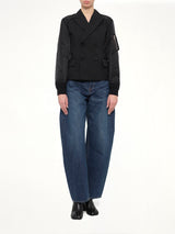 Suiting x Nylon Twill Jacket in Black