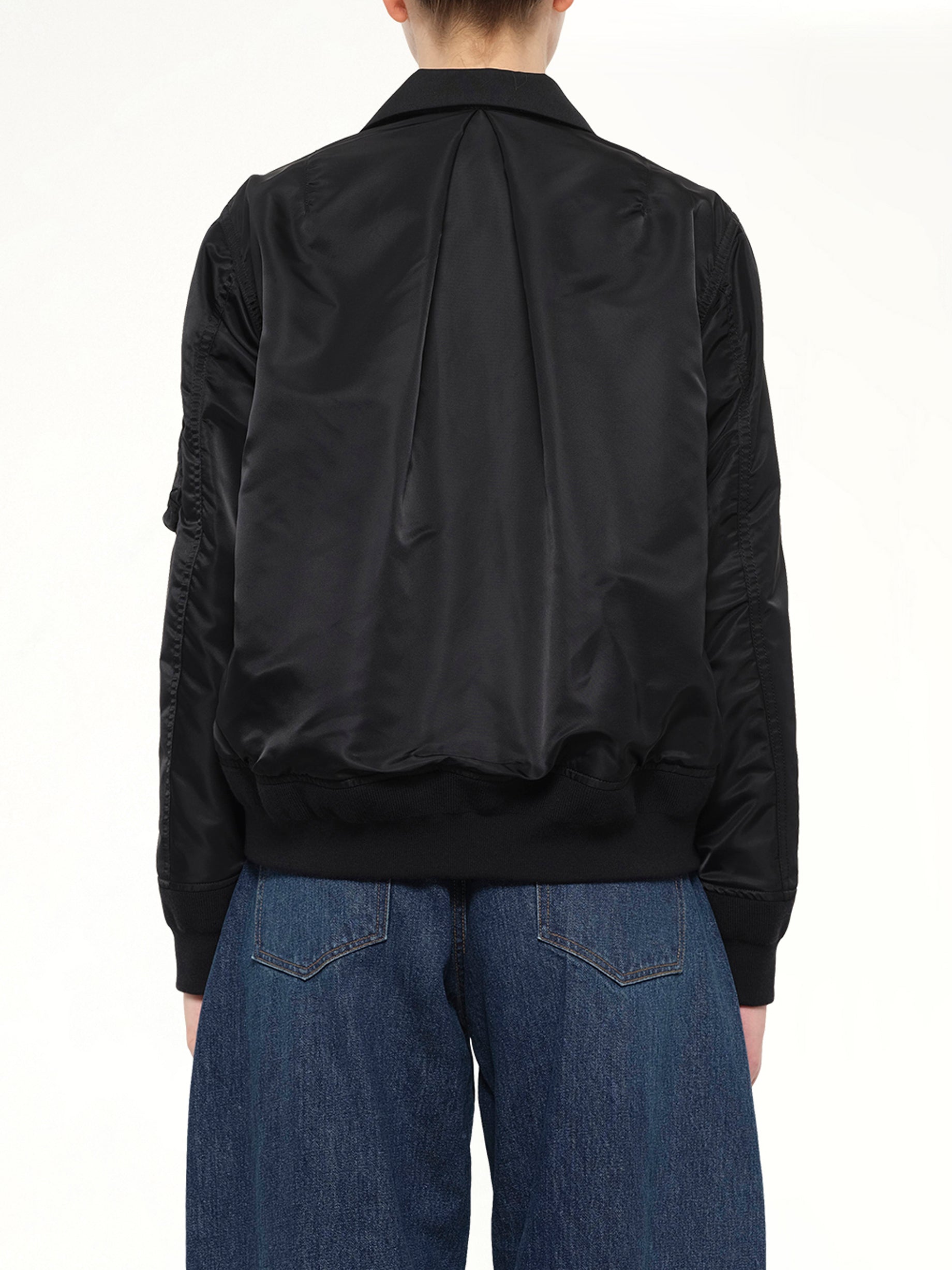 Suiting x Nylon Twill Jacket in Black