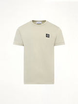 2100027 Cotton Compass Patch T-Shirt in Sand