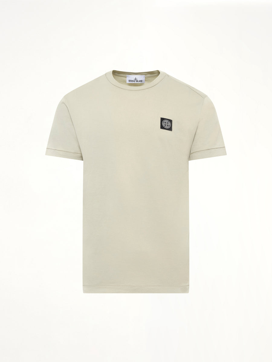 2100027 Cotton Compass Patch T-Shirt in Sand