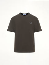 2100030 Cotton Compass T-Shirt in Coal Grey