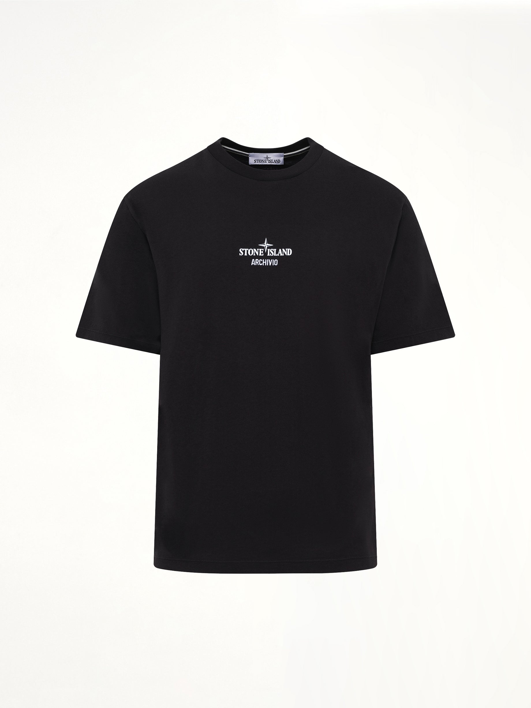 2100033 Cotton Logo T-Shirt in Black