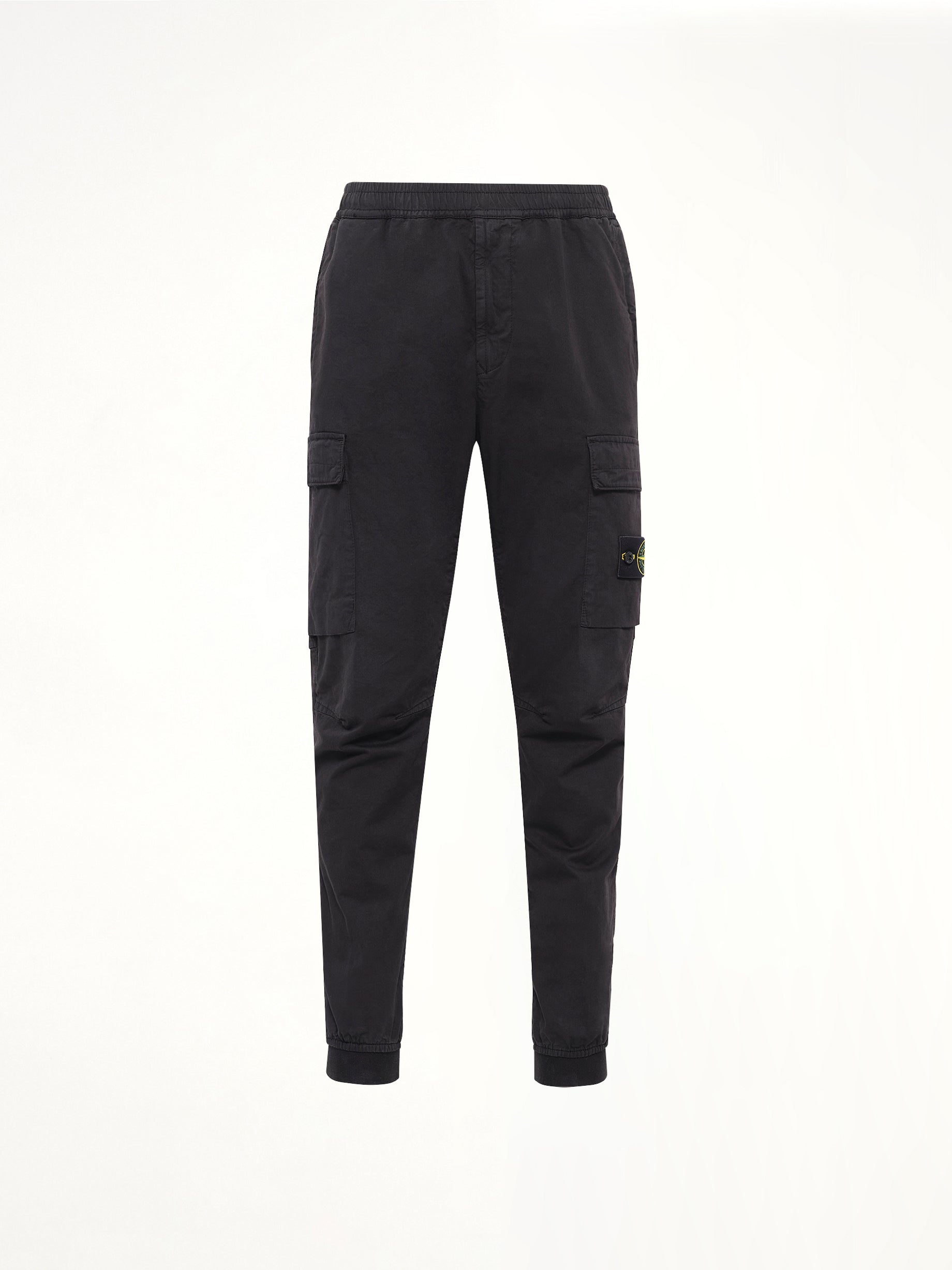 3100033 Cotton Satin Trouser in Black