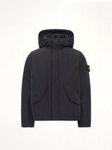 4100010 Nylon Short Parka in Black