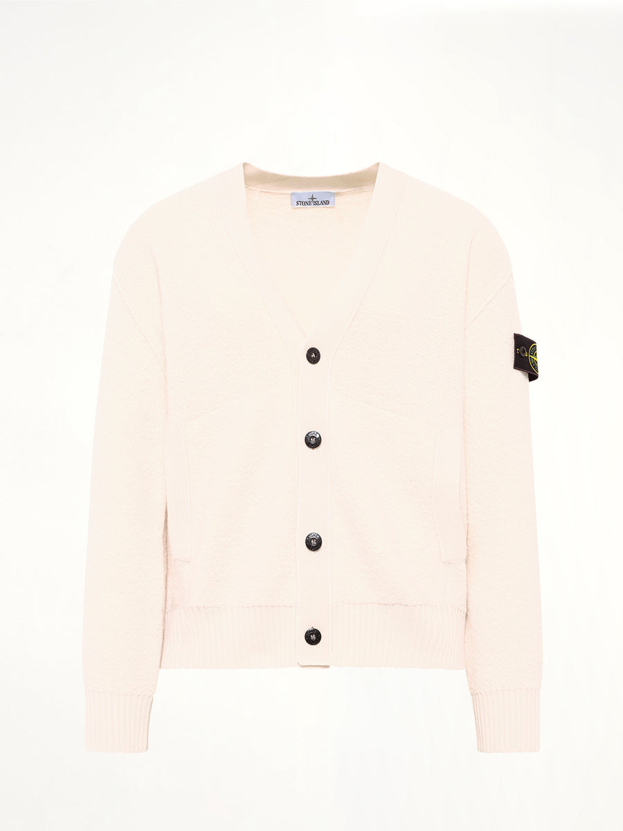 5100010 Light RWS Wool Cardigan in Ivory