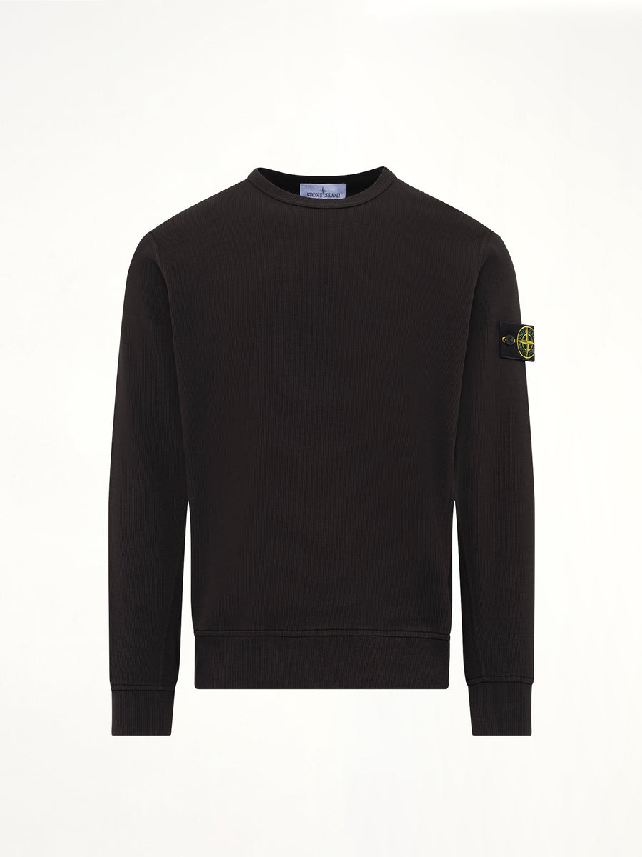 6100017 Organic Cotton Sweatshirt in Black