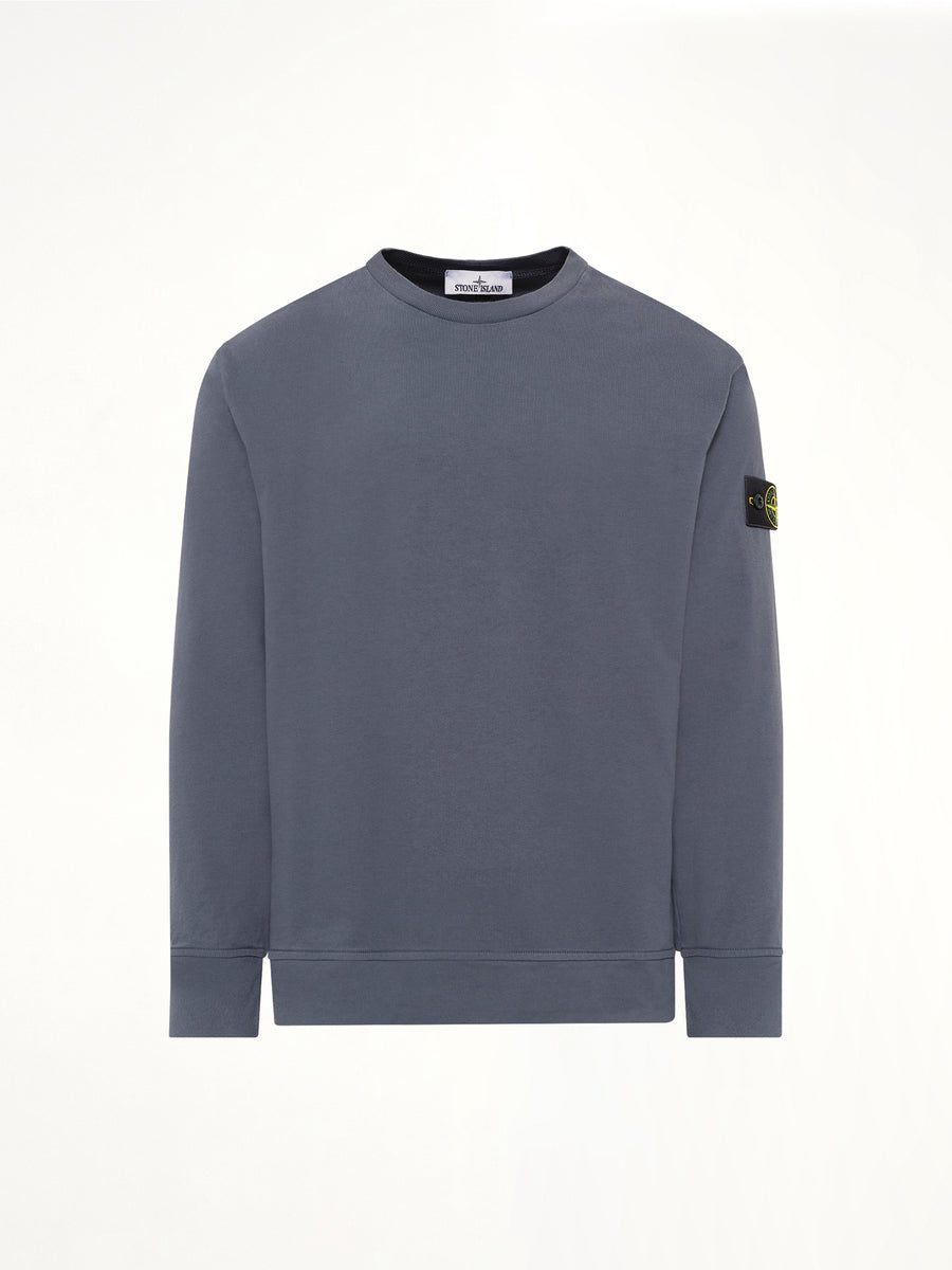 6100057 Cotton Sweatshirt in Slate Blue