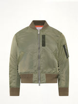 Classic Nylon Twill Blouson in Khaki