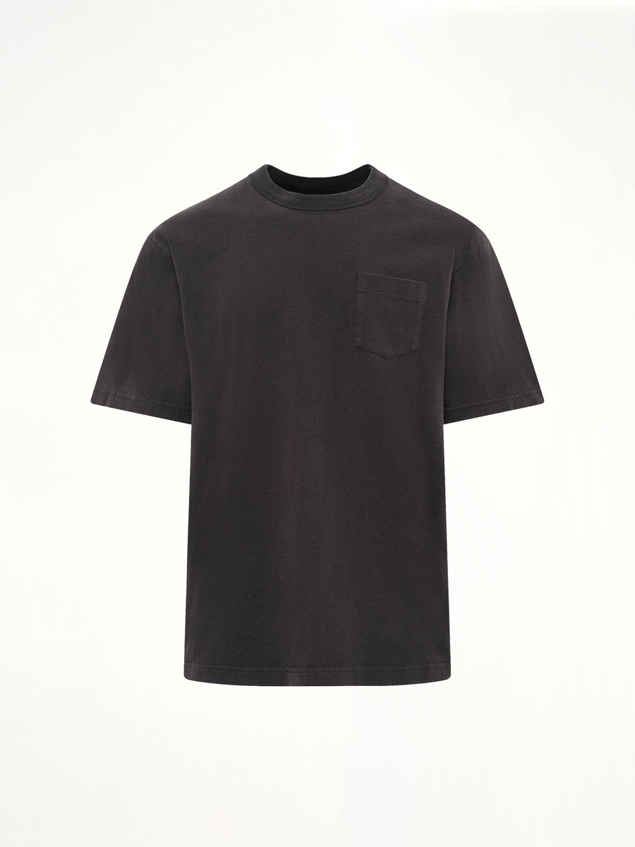 Cotton Jersey T-Shirt in Black