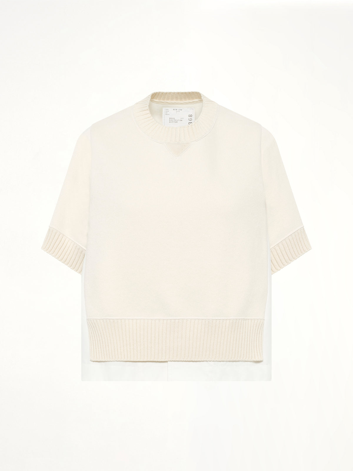 Cotton Weather x Cotton Cashmere Knit Sweater in Off White
