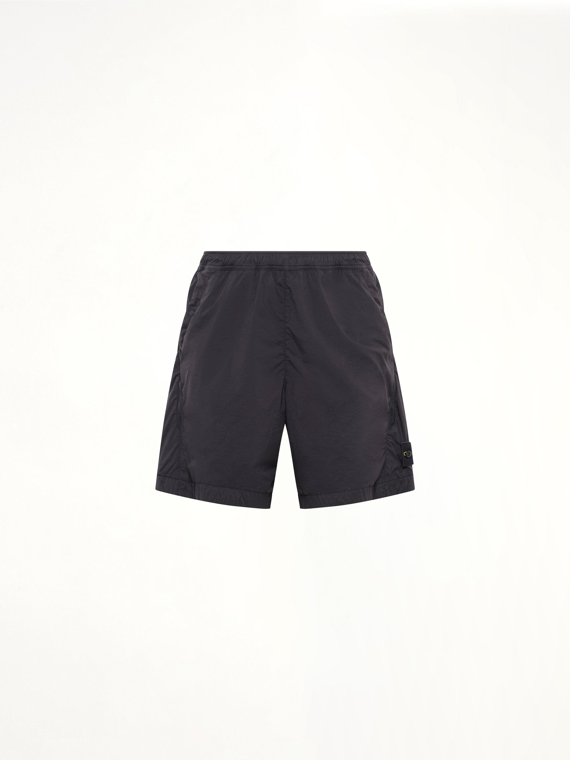 L100004 Ultra Light Nylon Stretch Shorts in Black