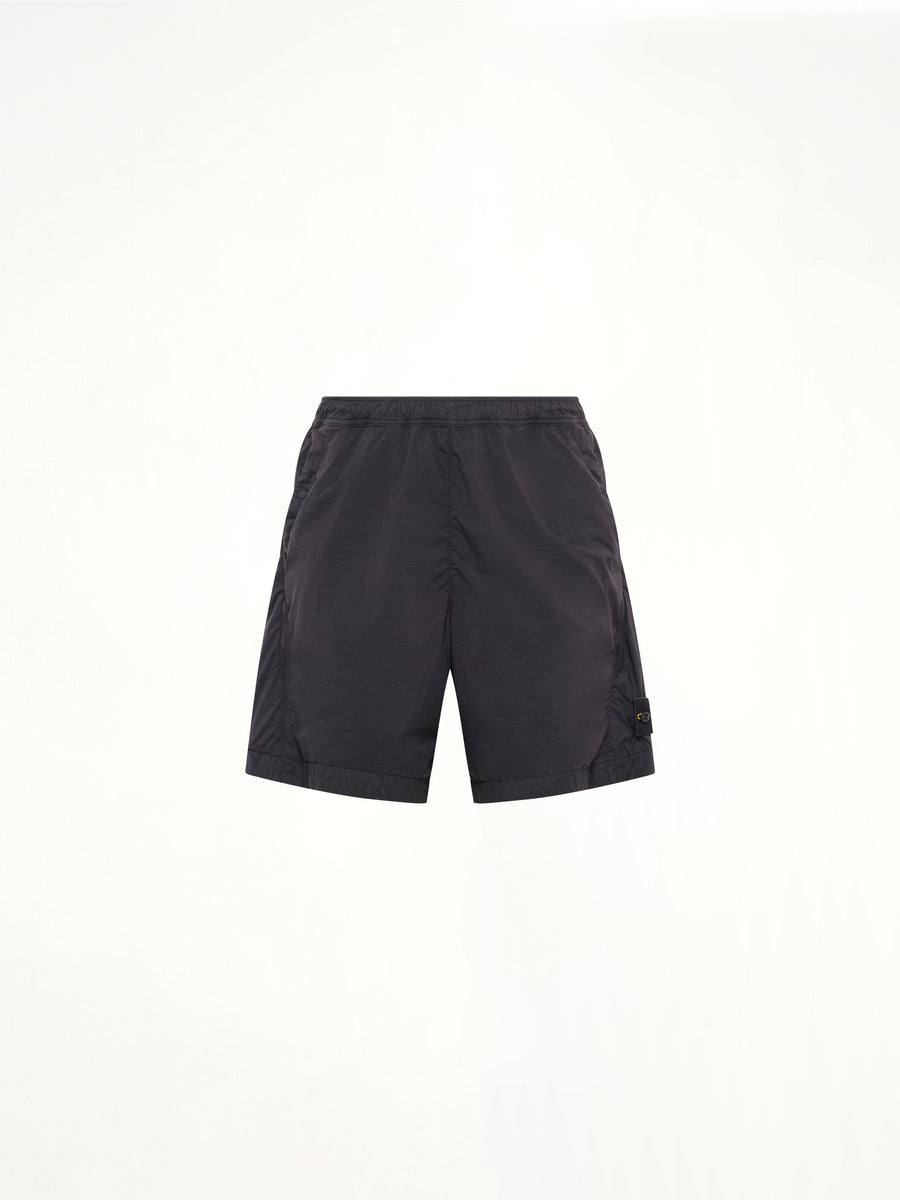 L100004 Ultra Light Nylon Stretch Shorts in Black