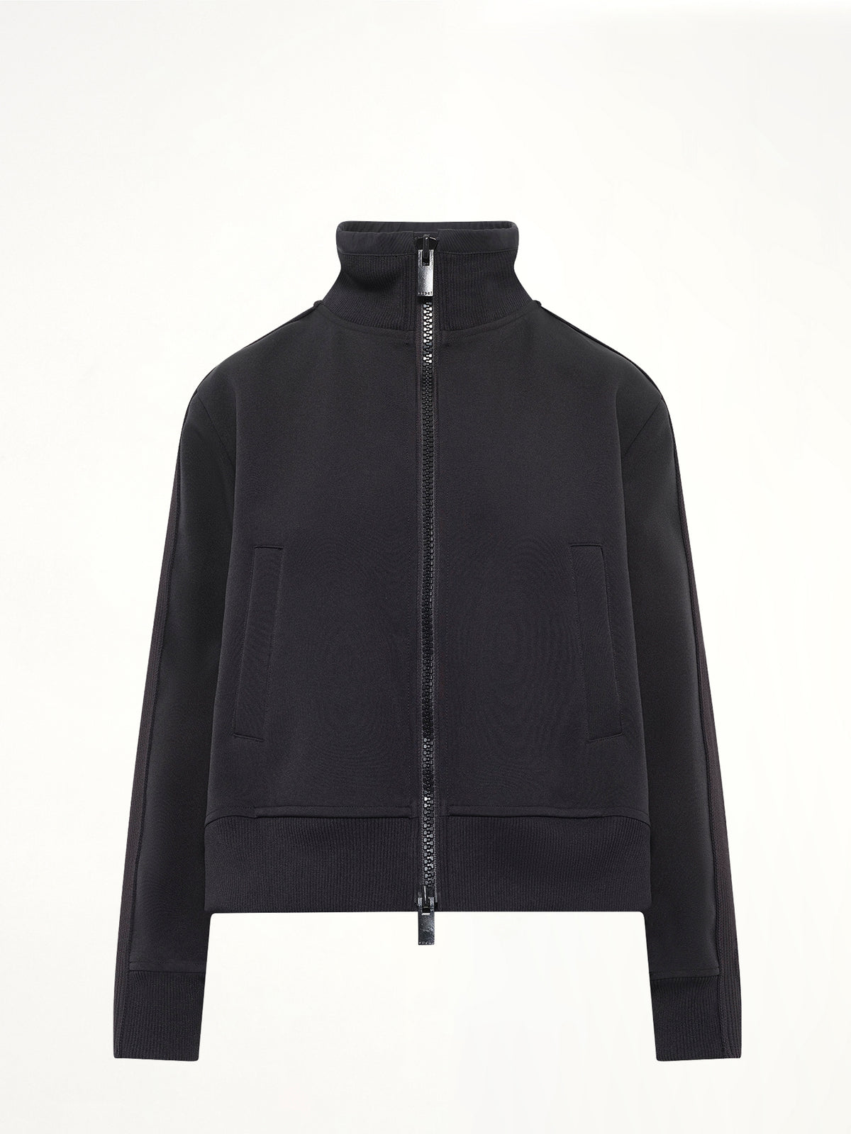 Matelasse Twill Blouson in Black