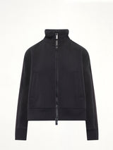 Matelasse Twill Blouson in Black