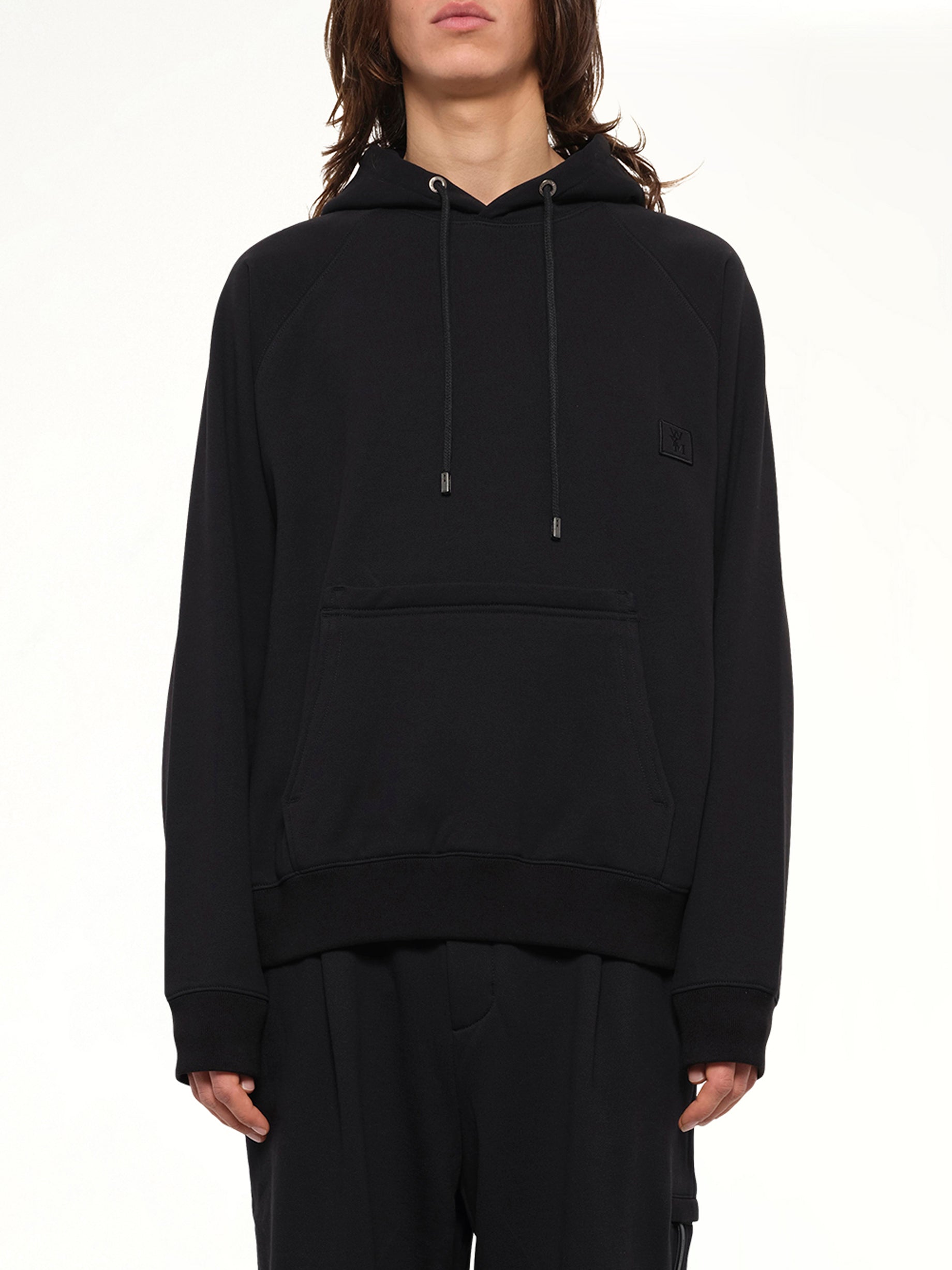 Back Print Hoodie in Black