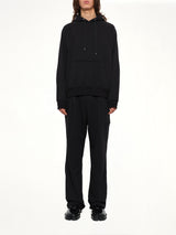 Back Print Hoodie in Black
