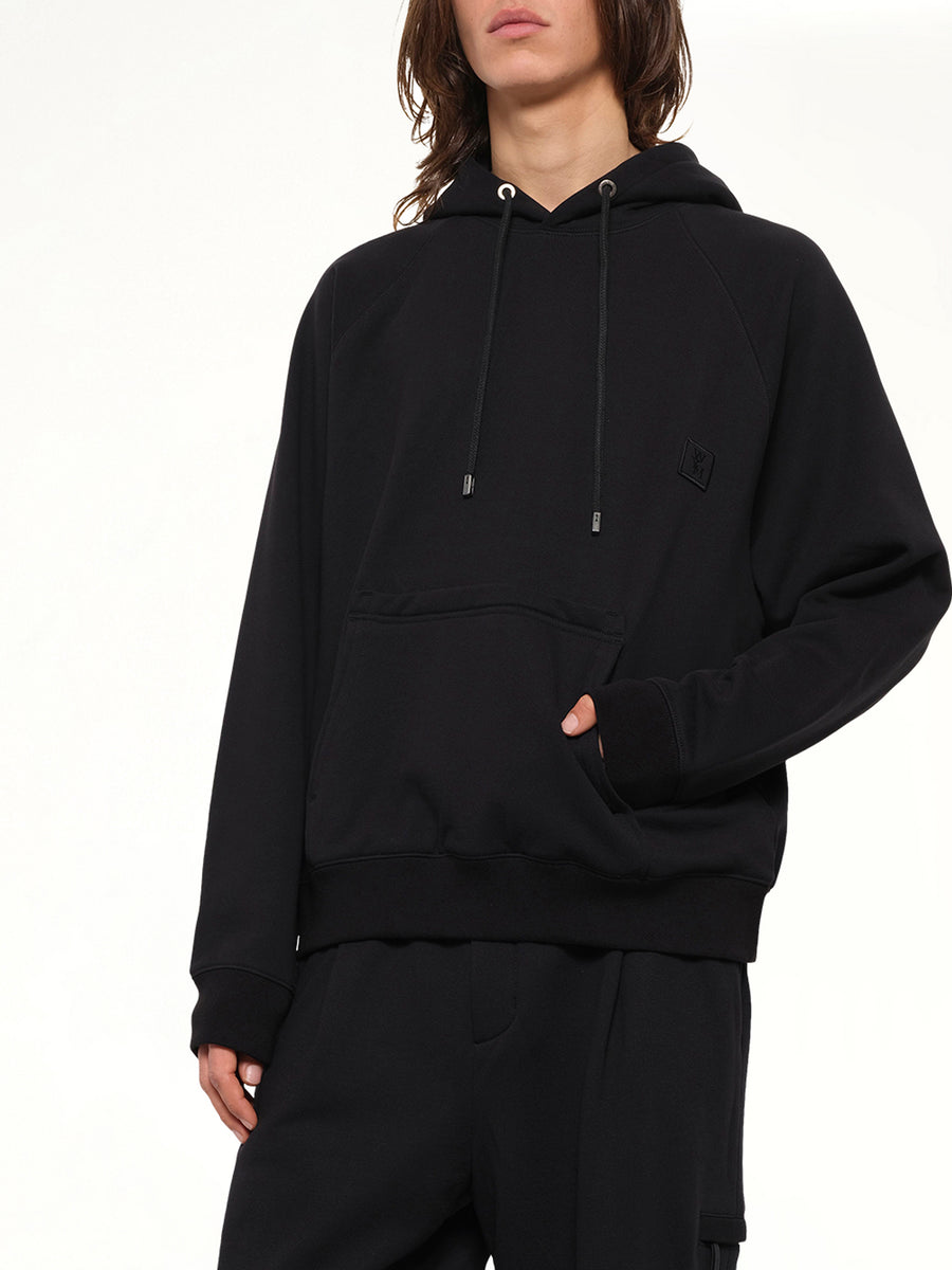 Back Print Hoodie in Black