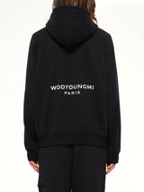 Back Print Hoodie in Black