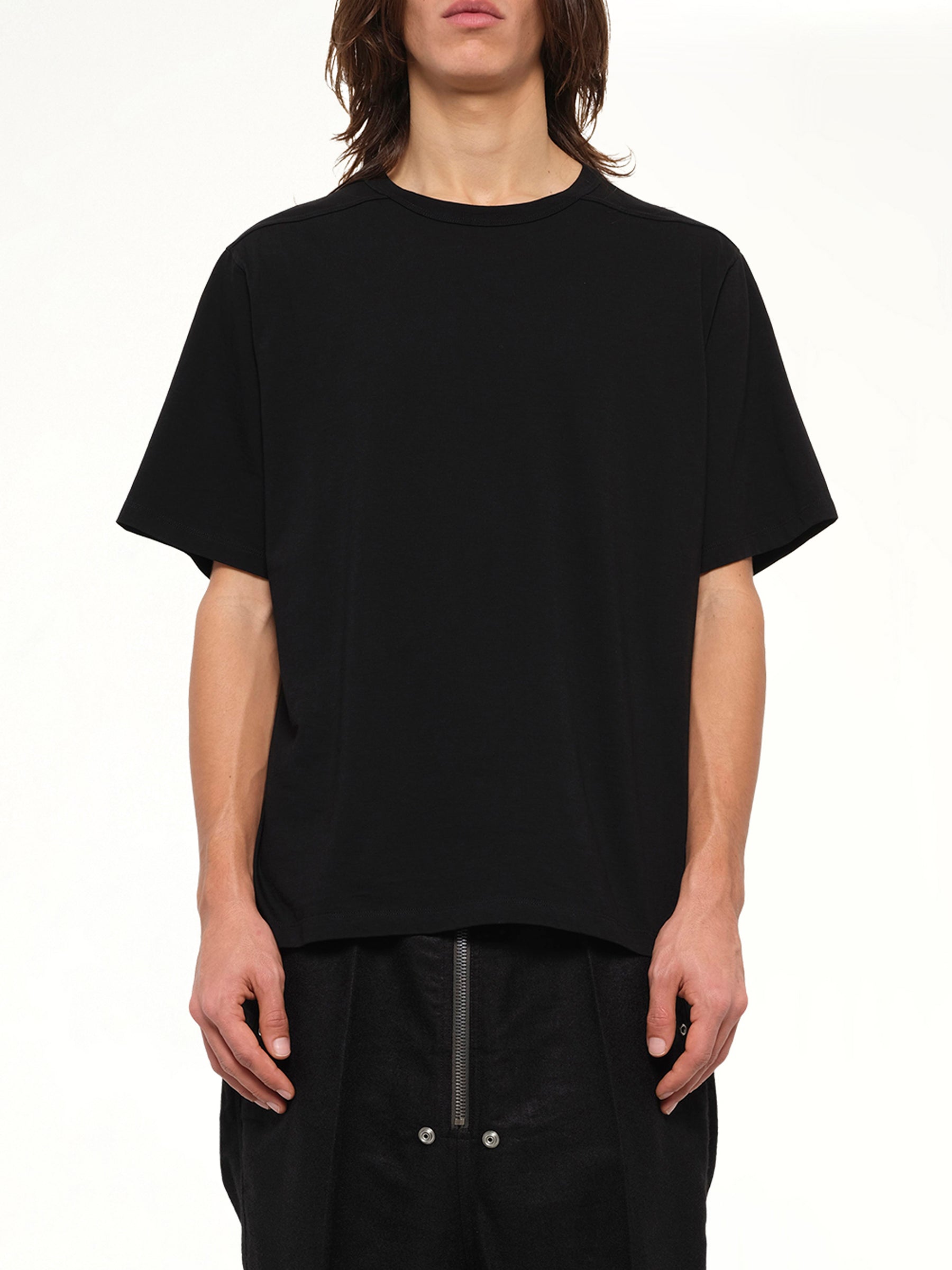 Cotton Jersey Brad T-Shirt in Black