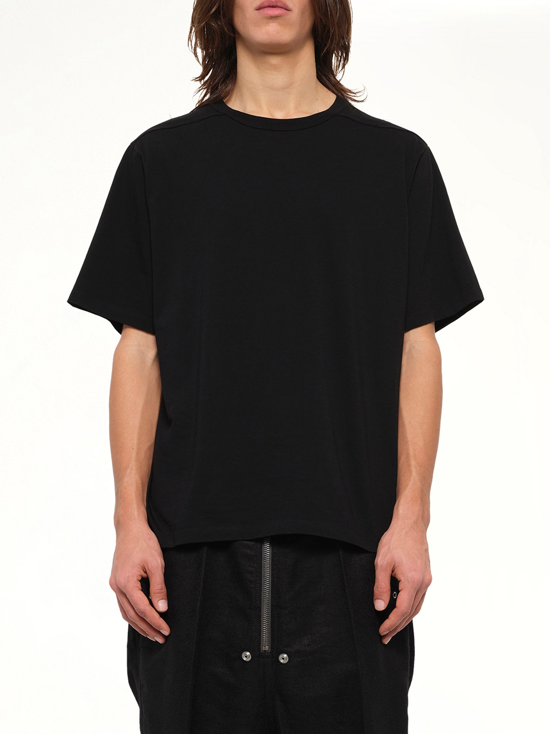 Cotton Jersey Brad T-Shirt in Black
