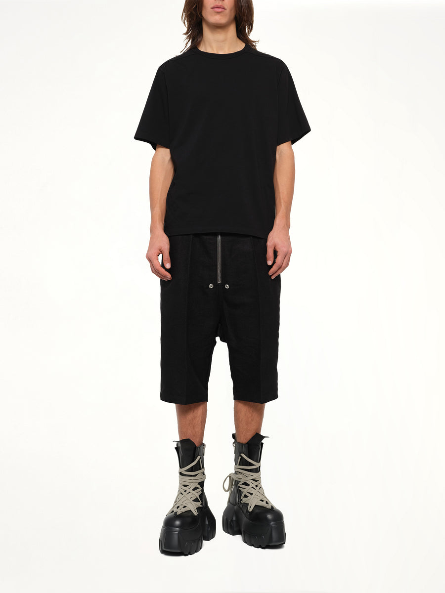 Cotton Jersey Brad T-Shirt in Black