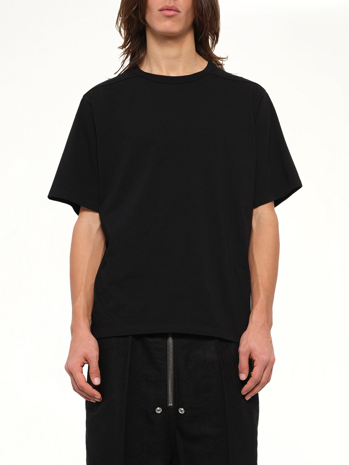 Cotton Jersey Brad T-Shirt in Black