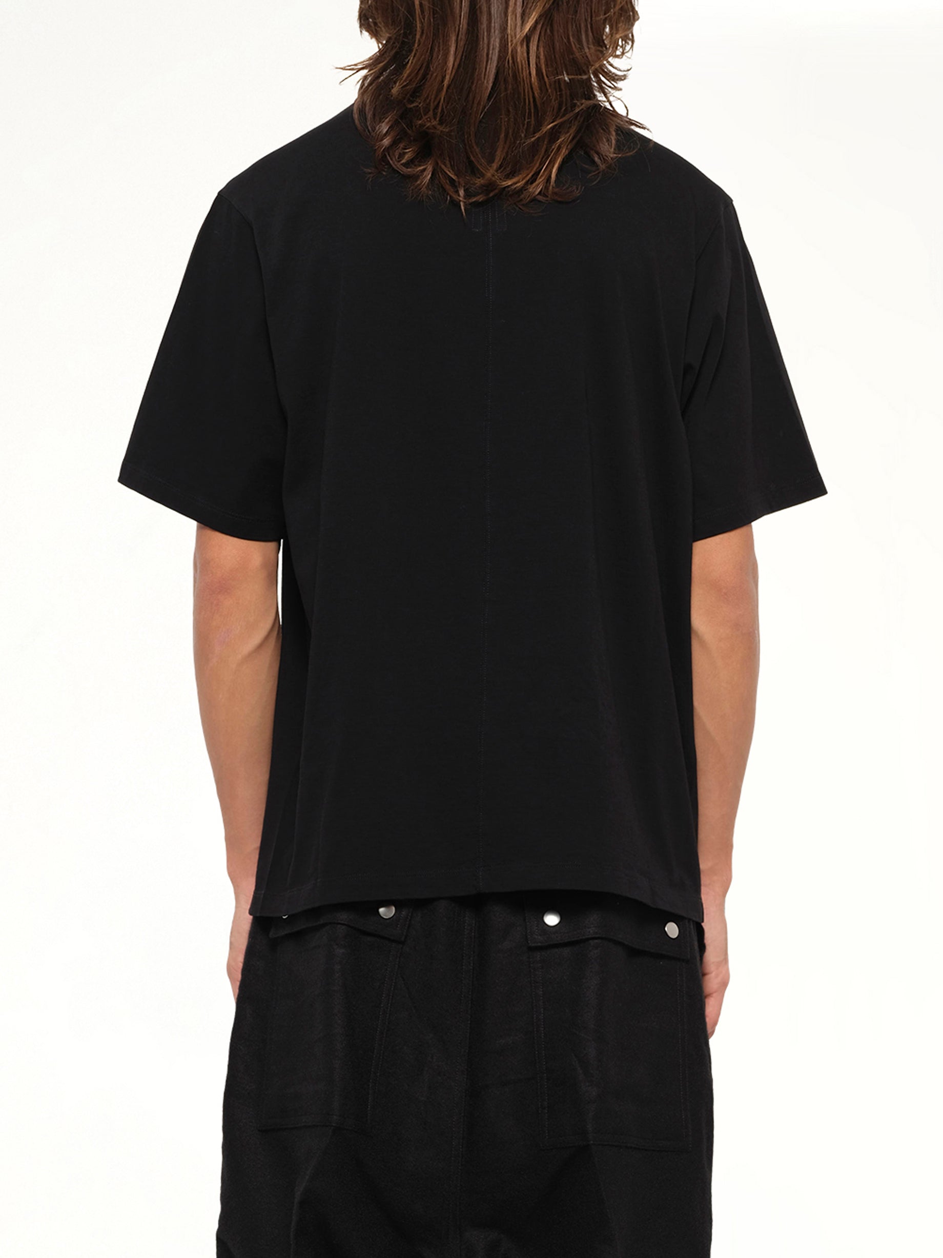 Cotton Jersey Brad T-Shirt in Black
