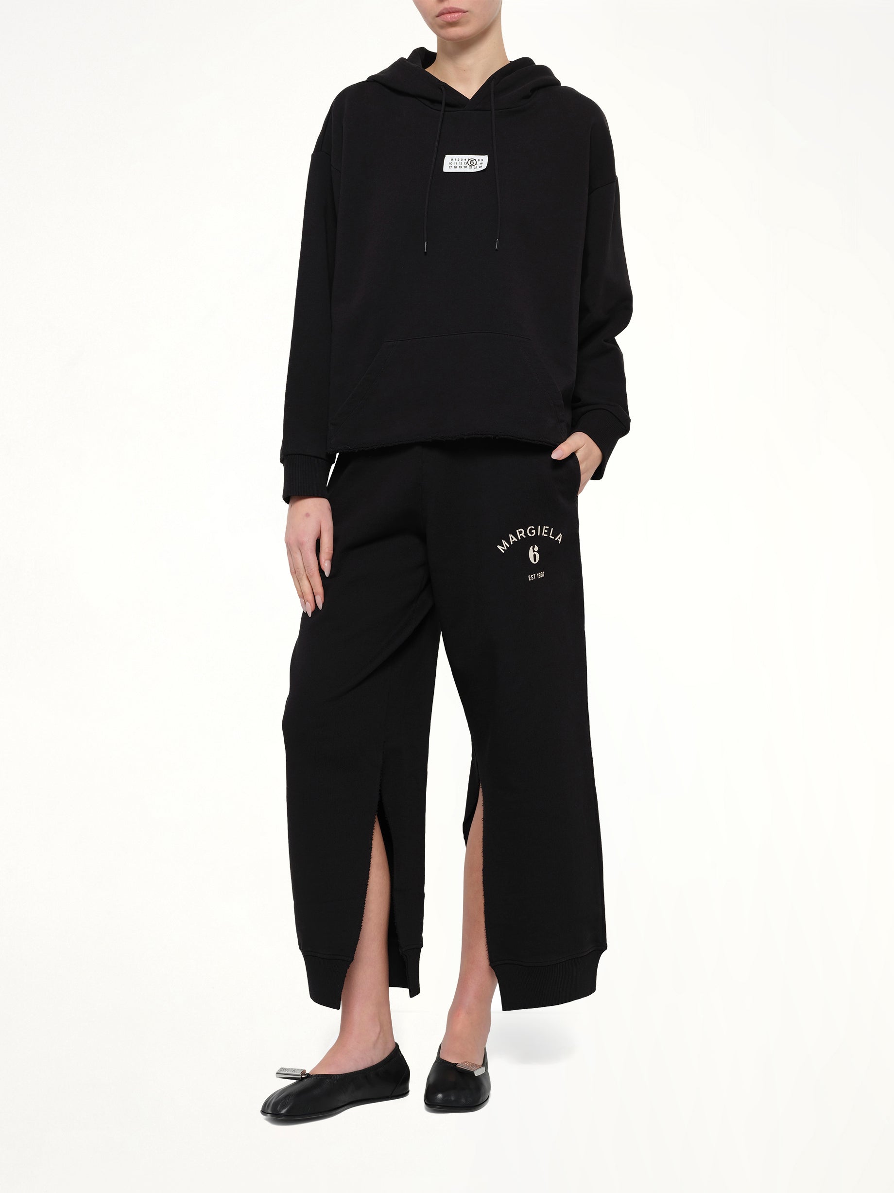 Cotton Sweatpants in Black