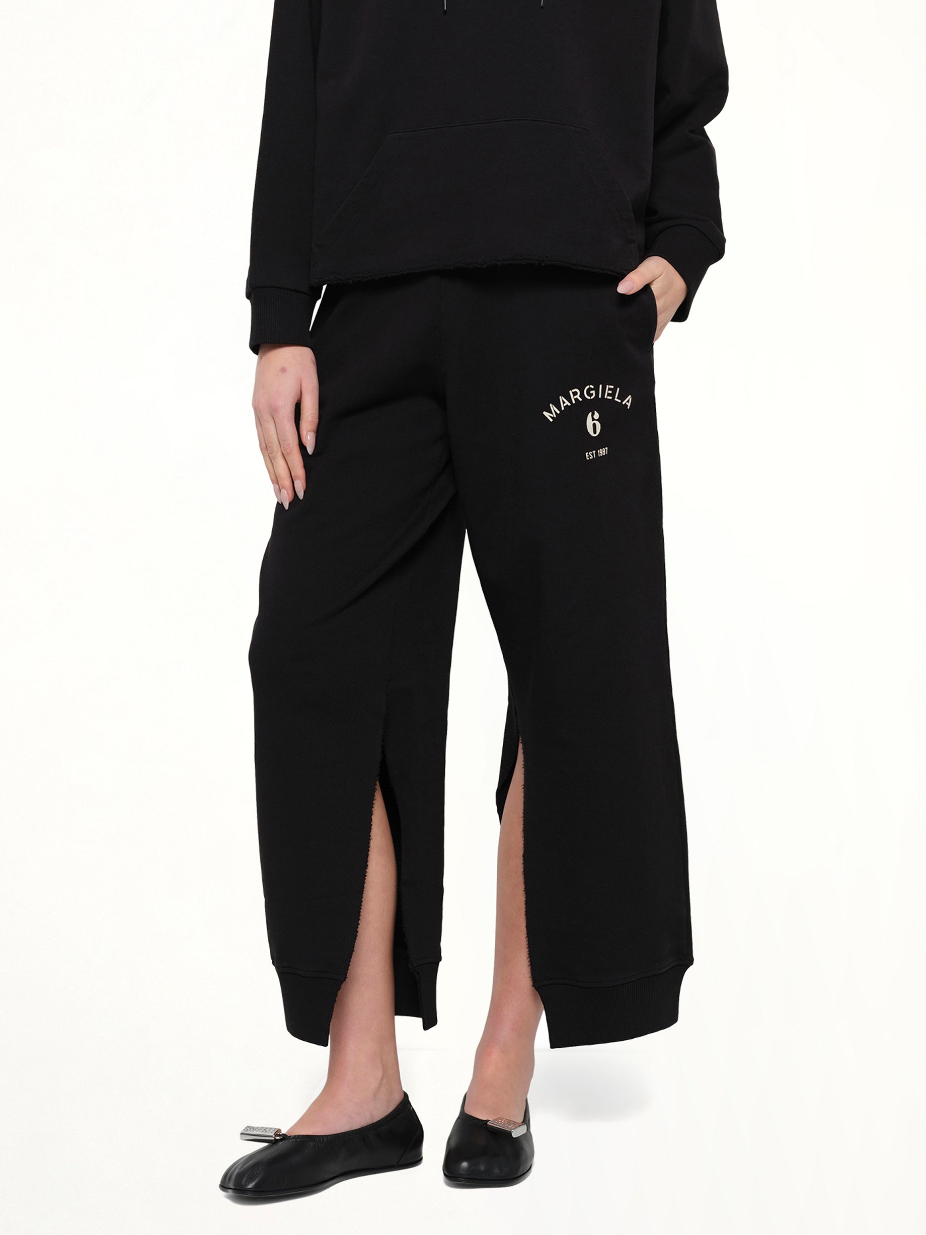 Cotton Sweatpants in Black