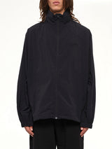 Crispy Thin Nylon Jacket in Black