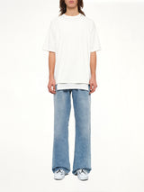 Double Layered T-Shirt in Off White