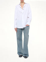 Exposed 5 Pocket Denim Jeans in Ice Blue