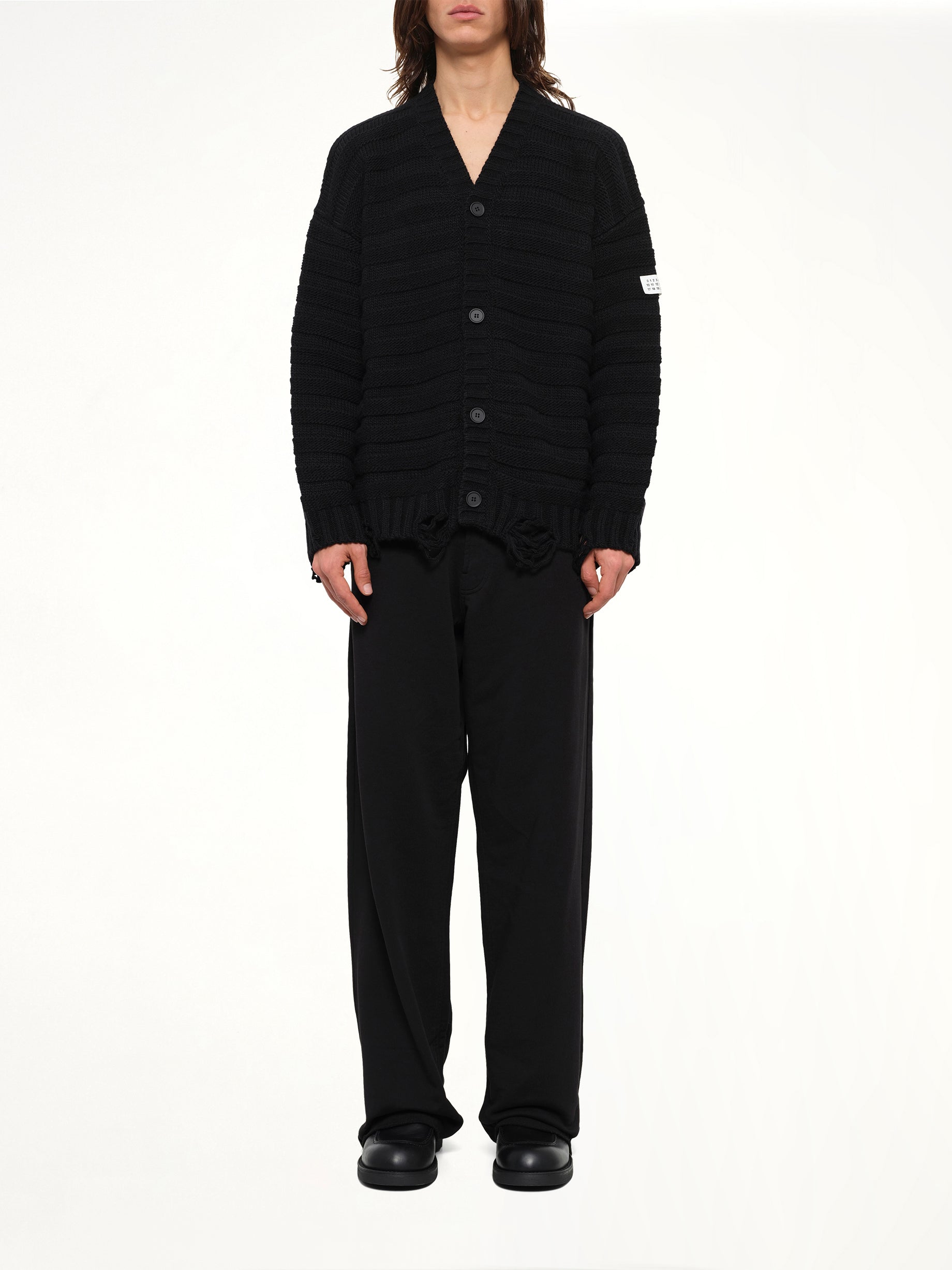 Gauge 3 Cardigan in Black