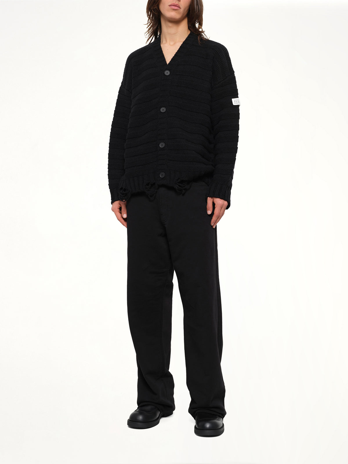 Gauge 3 Cardigan in Black