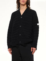 Gauge 3 Cardigan in Black