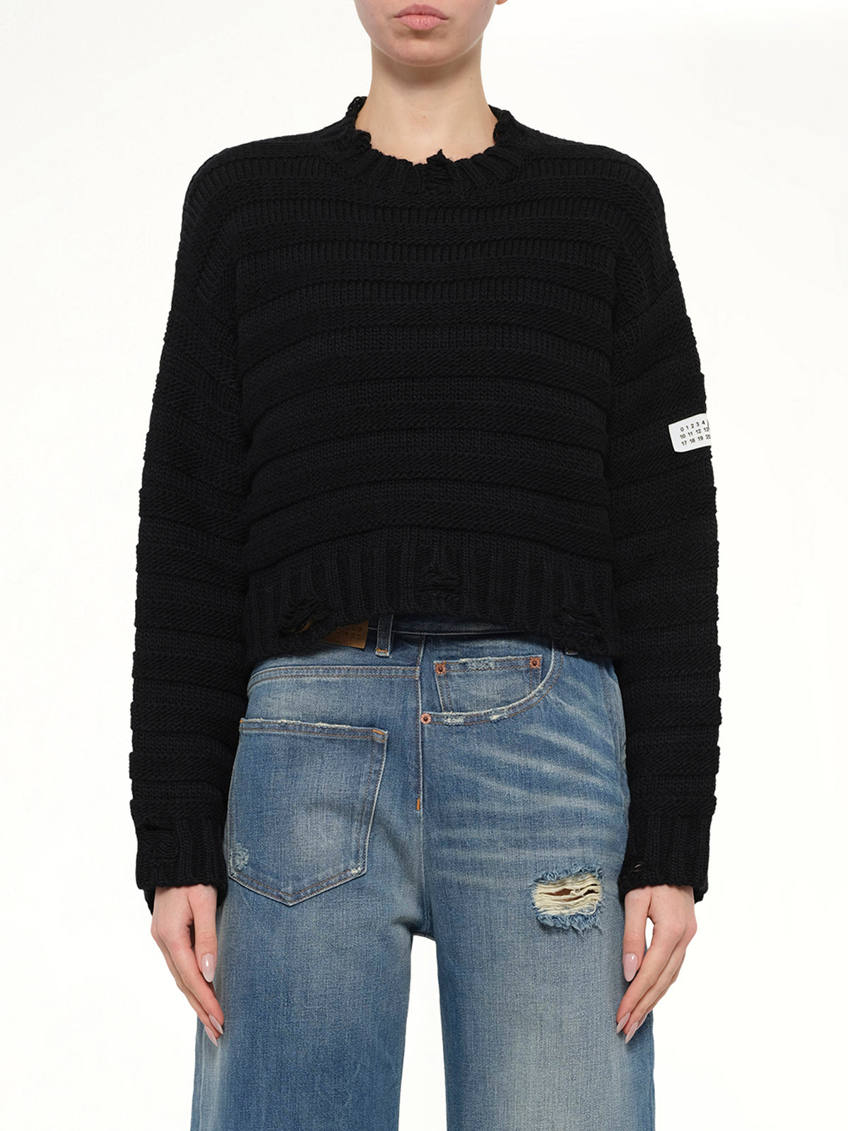 Gauge 3 Link Knit in Black
