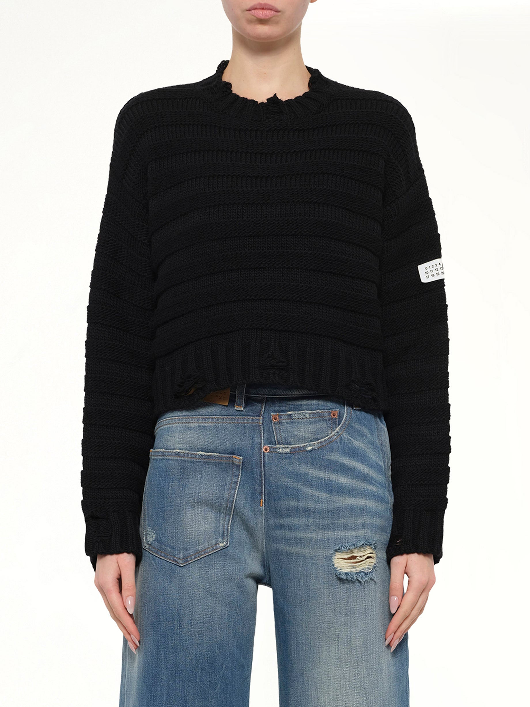 Gauge 3 Link Knit in Black