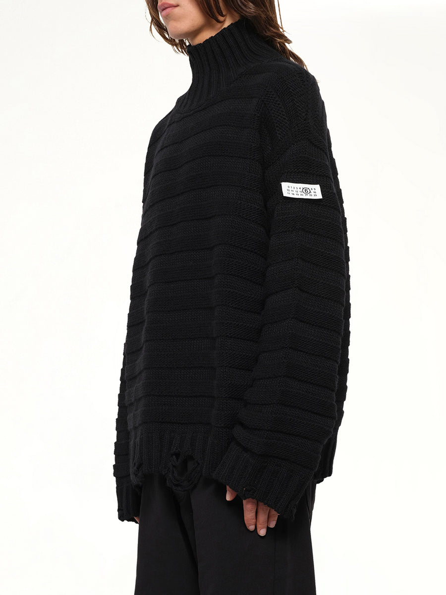 Gauge 3 Turtleneck in Black