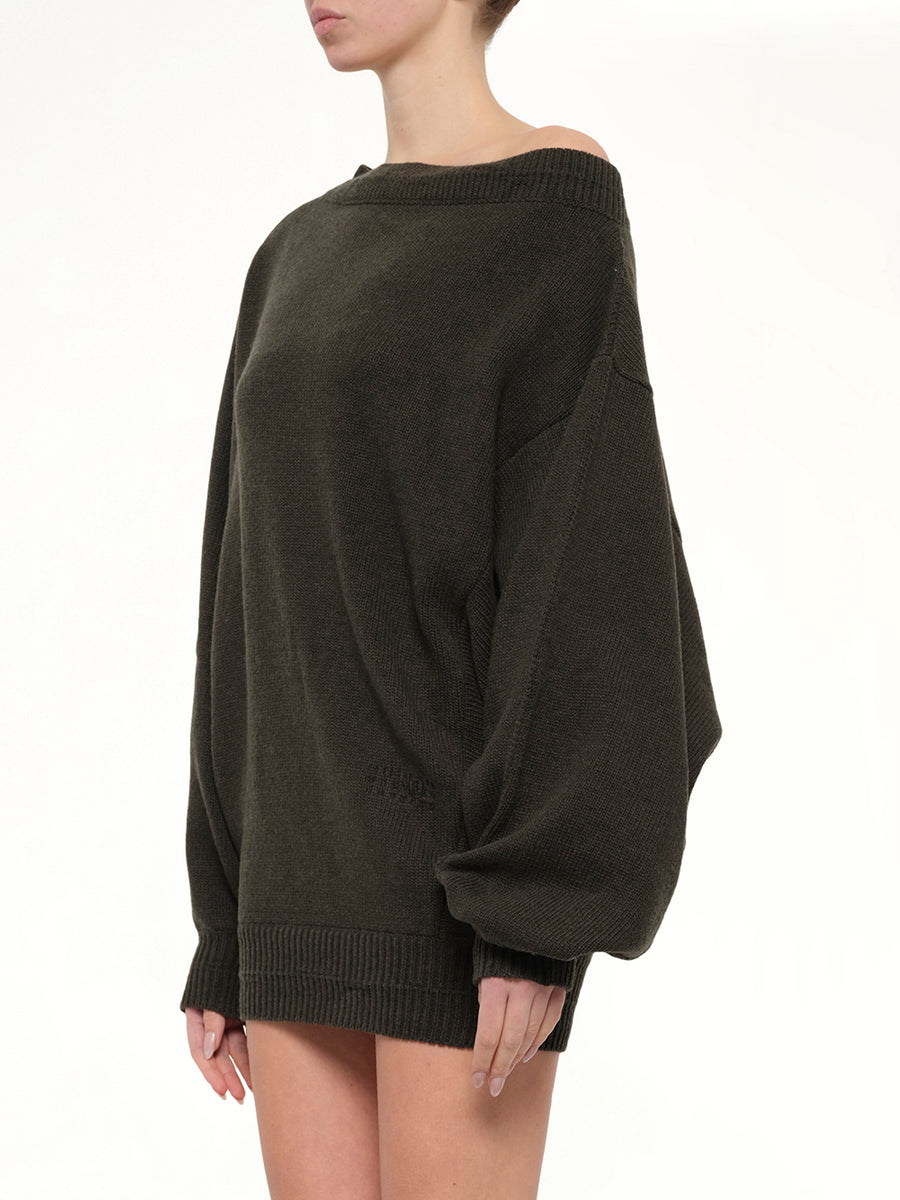 Gauge 5 Mini Dress in Khaki