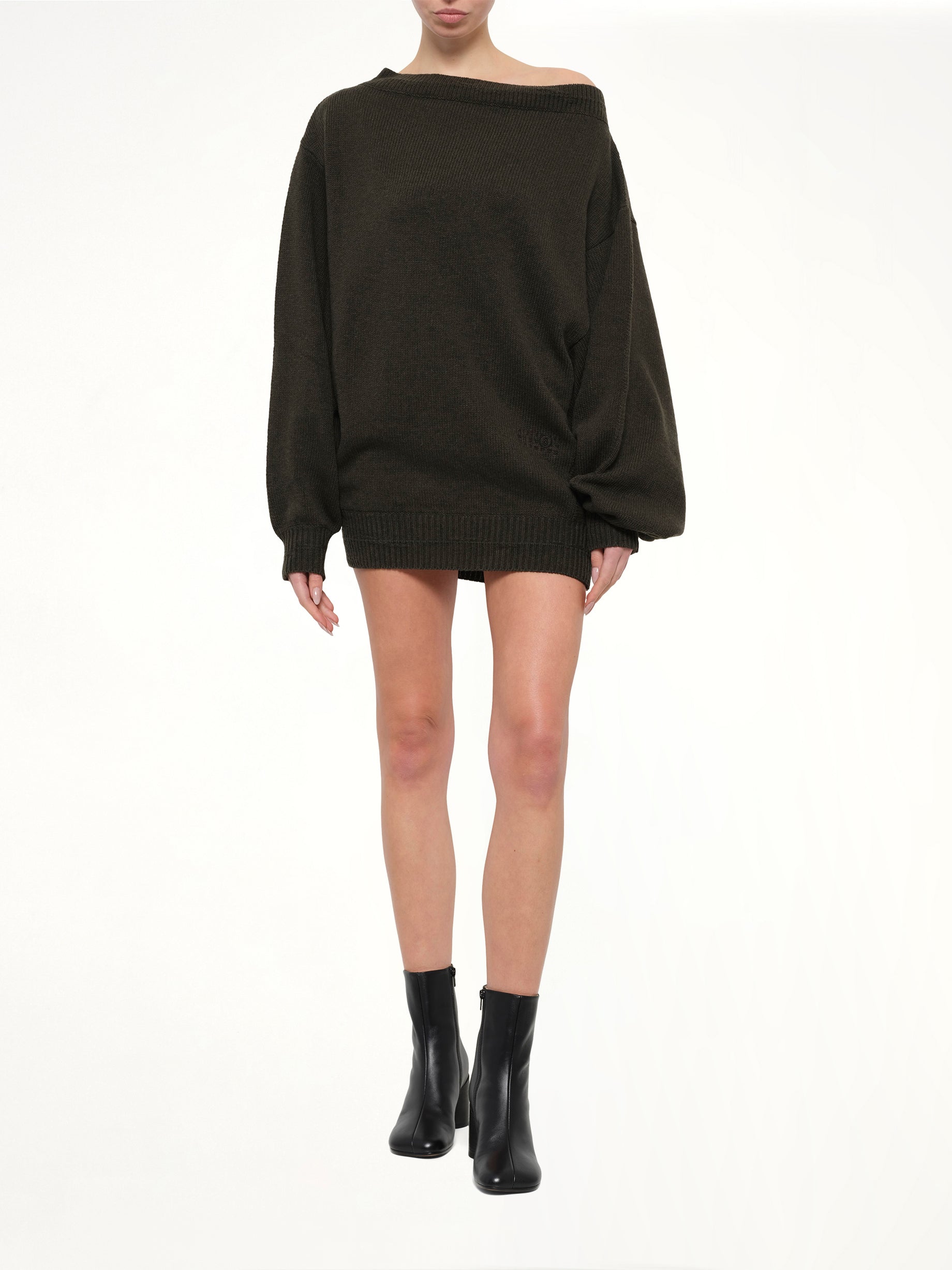 Gauge 5 Mini Dress in Khaki
