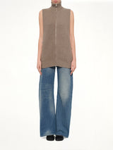 Gilet in Beige Melange