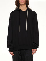 Heavy Jersey Hoodie in Black